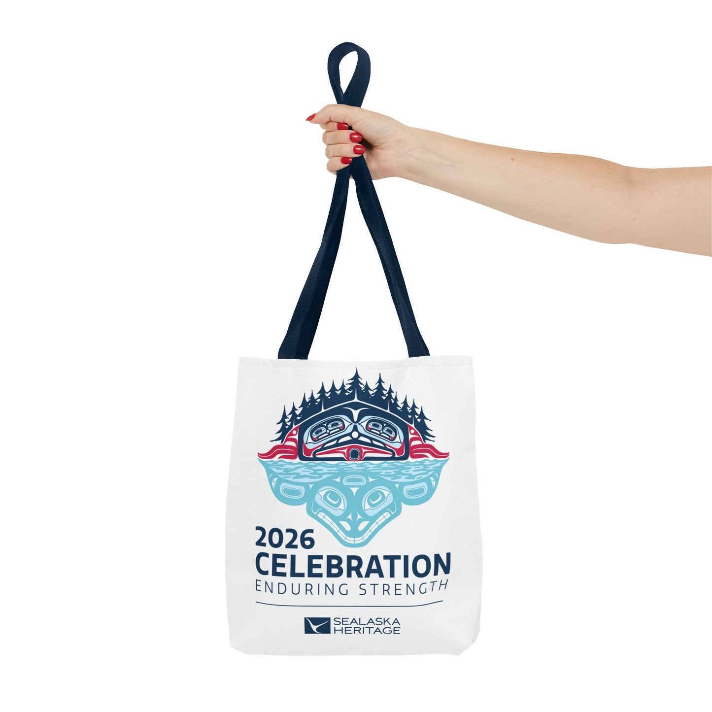 2026 Celebration Enduring Strength tote bag | Indigenous Pacific Northwest design