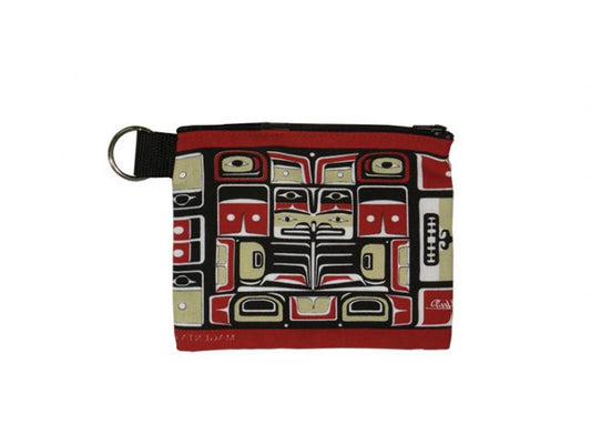 Bill Helin Chilkat Zip Pouch (red/black)