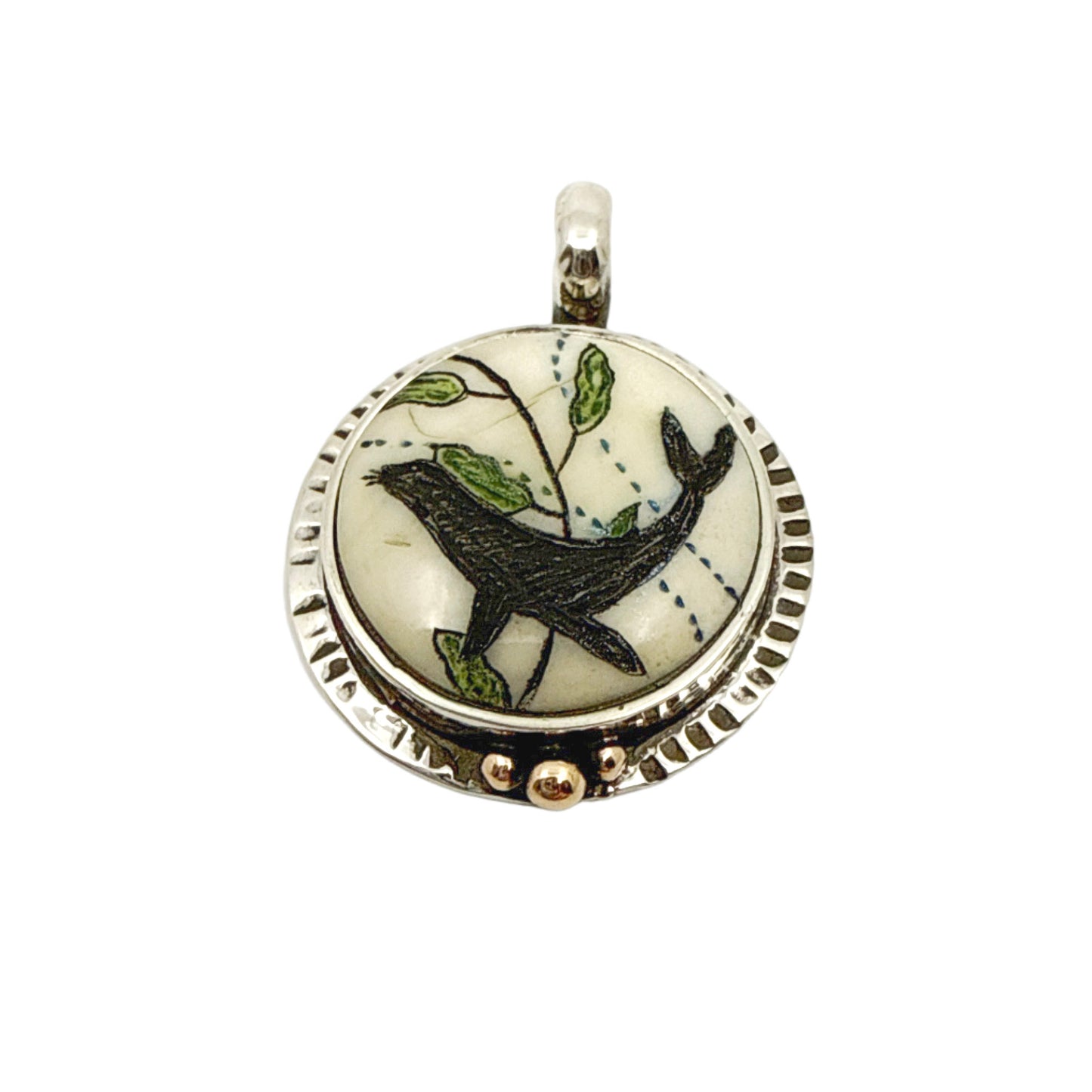 Dawn Wallace Pendant Seal Scrimshaw