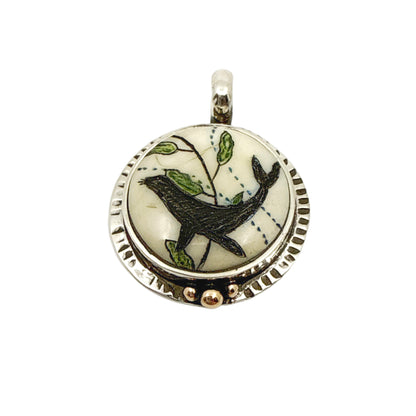 Dawn Wallace Pendant Seal Scrimshaw