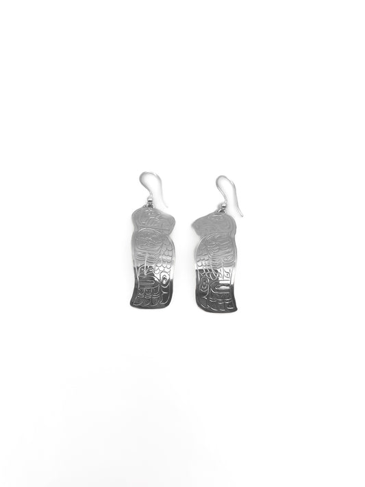 Tammy Owens Earrings Silver - Eagle Profile