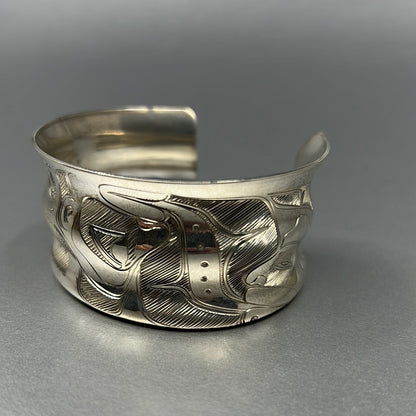 Bracelet- N. Galanin, Silver, "Spirit Transformation", 1"