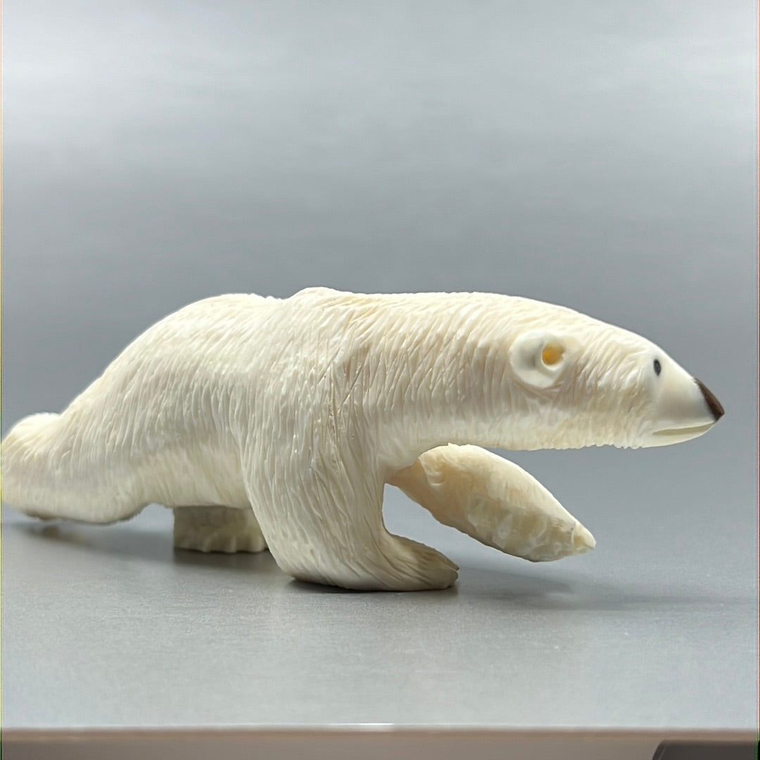 Ivory- Ungaluk; Walking Bear, Baleen, 4-3/4"