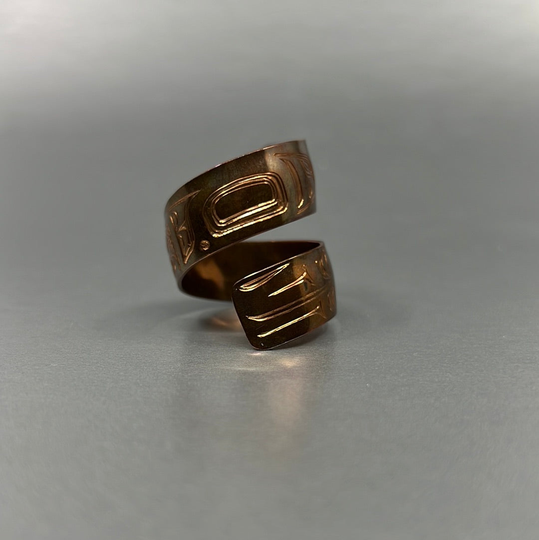 Samuel Sheakley Scarf Ring Copper Raven Formline