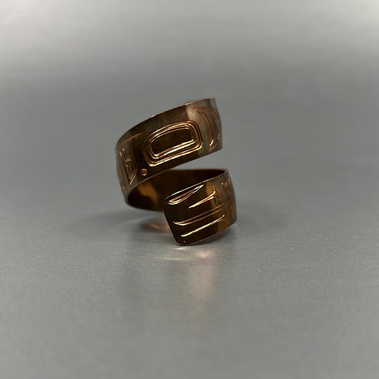 Samuel Sheakley Scarf Ring Copper Raven Formline