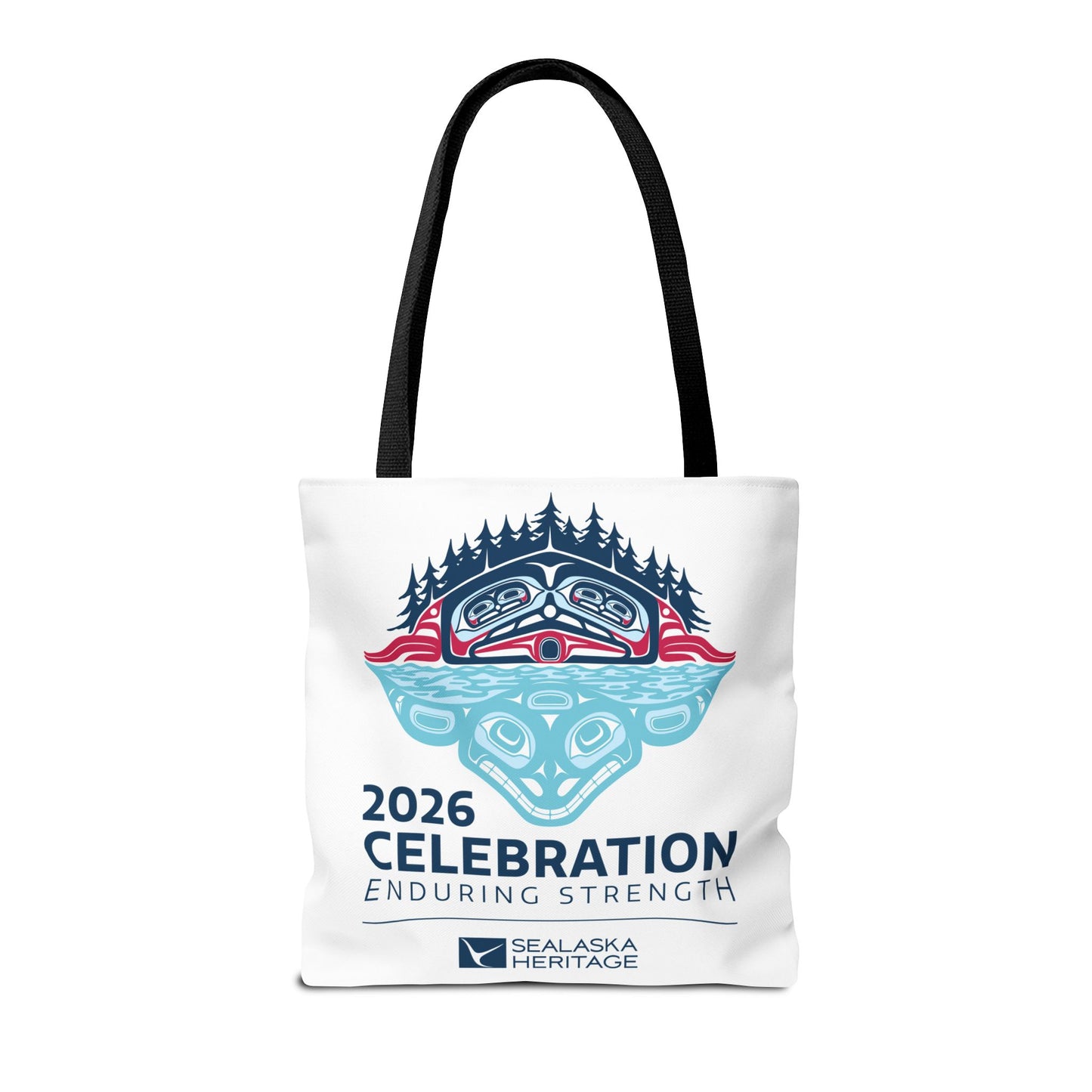 2026 Celebration Enduring Strength tote bag | Indigenous Pacific Northwest design