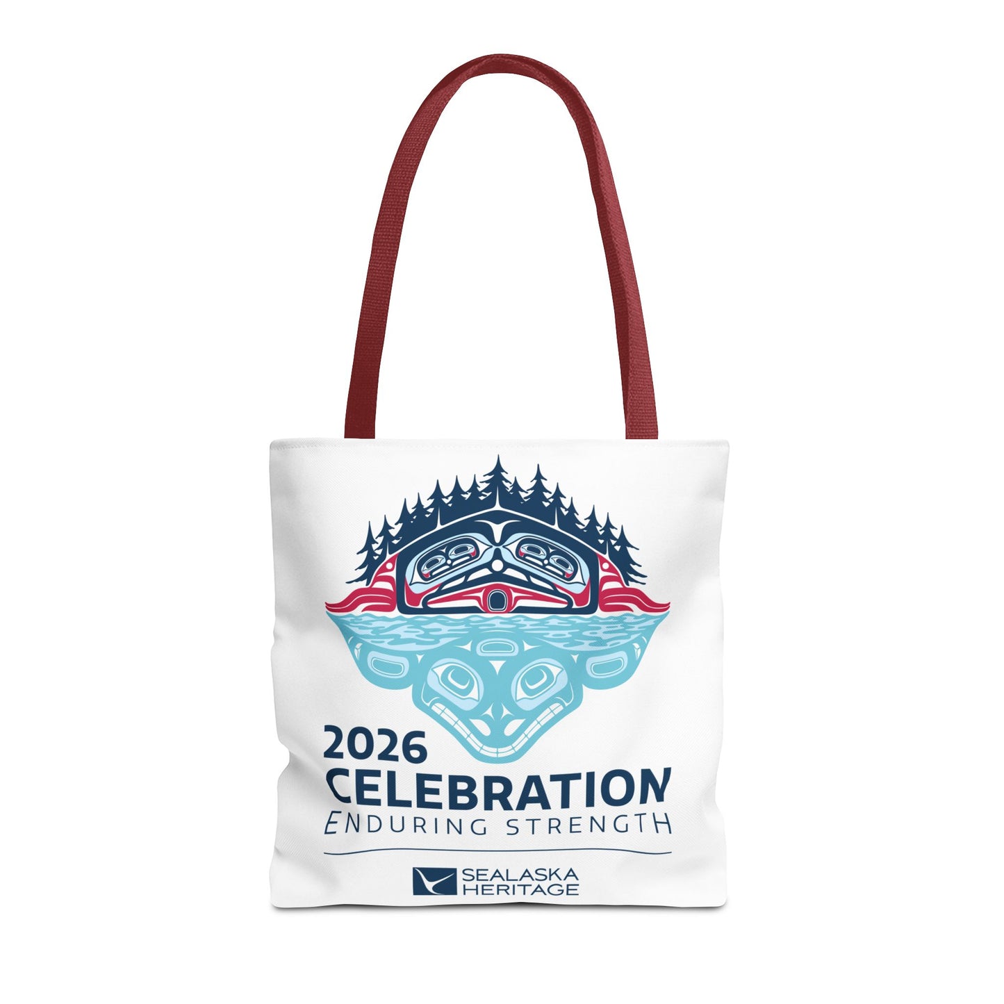 2026 Celebration Enduring Strength tote bag | Indigenous Pacific Northwest design