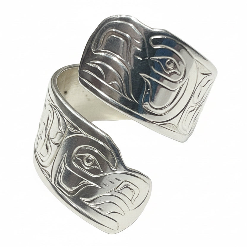 Tammy Owens Wrap Ring Silver - Eagles