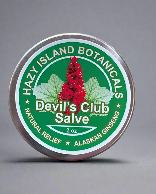 Hazy Island Botanicals Devil's Club Salve, Double Strength, 2 oz