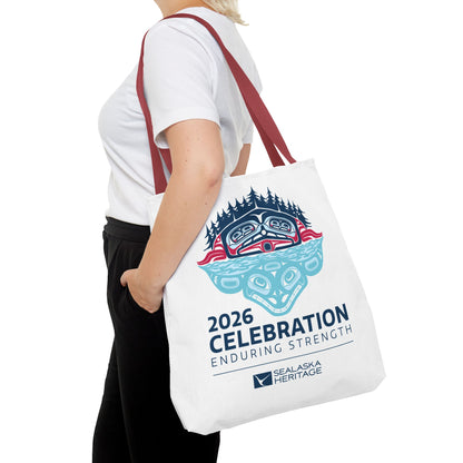 2026 Celebration Enduring Strength tote bag | Indigenous Pacific Northwest design