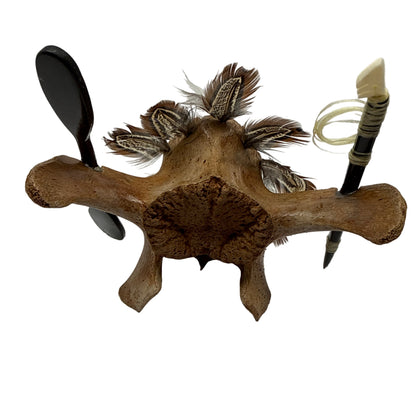 Wayne Komakhuk Small Yup'ik Spirit Mask - Seal Hunter