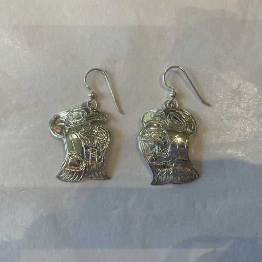 Gene Chilton Earrings Silver - Thunderbird