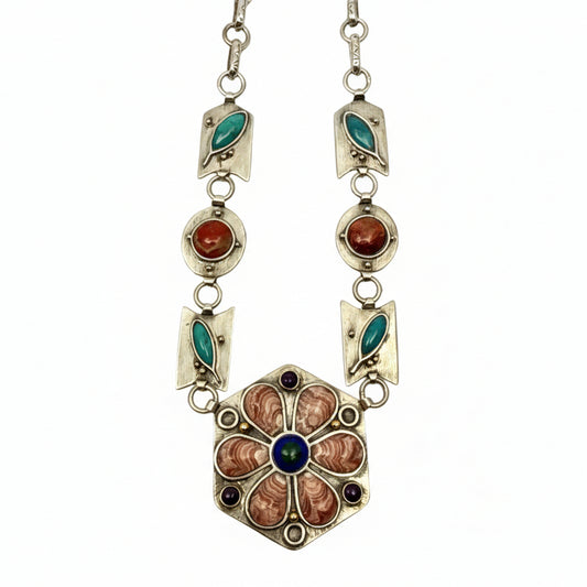 David Wallace Flower Necklace