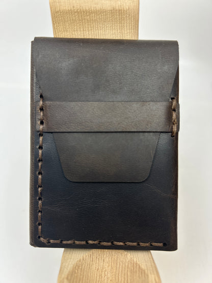 Hand-stitched Leather Nano Wallet