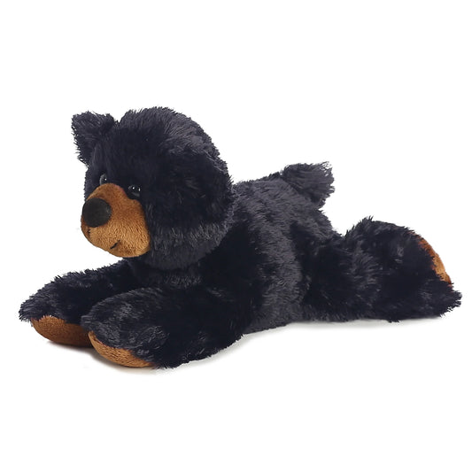 Sullivan the Black Bear-8 " Mini Flopsie - Aurora Plush