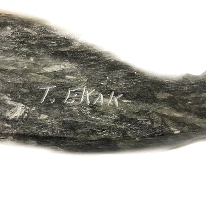 Thomas Ekak Soapstone Seal - Vintage