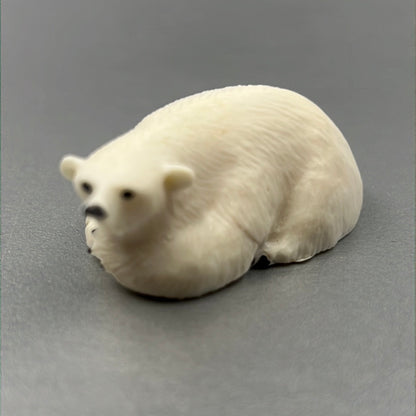 Ivory- J. Uglowook, Resting Polar Bear, Various Sz