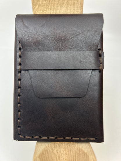 Hand-stitched Leather Nano Wallet