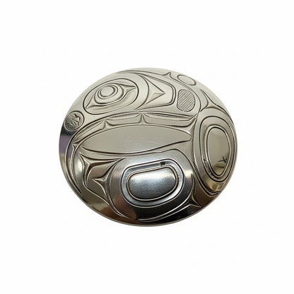 Alvin Adkins Pendant Silver - Round - Killer Whale