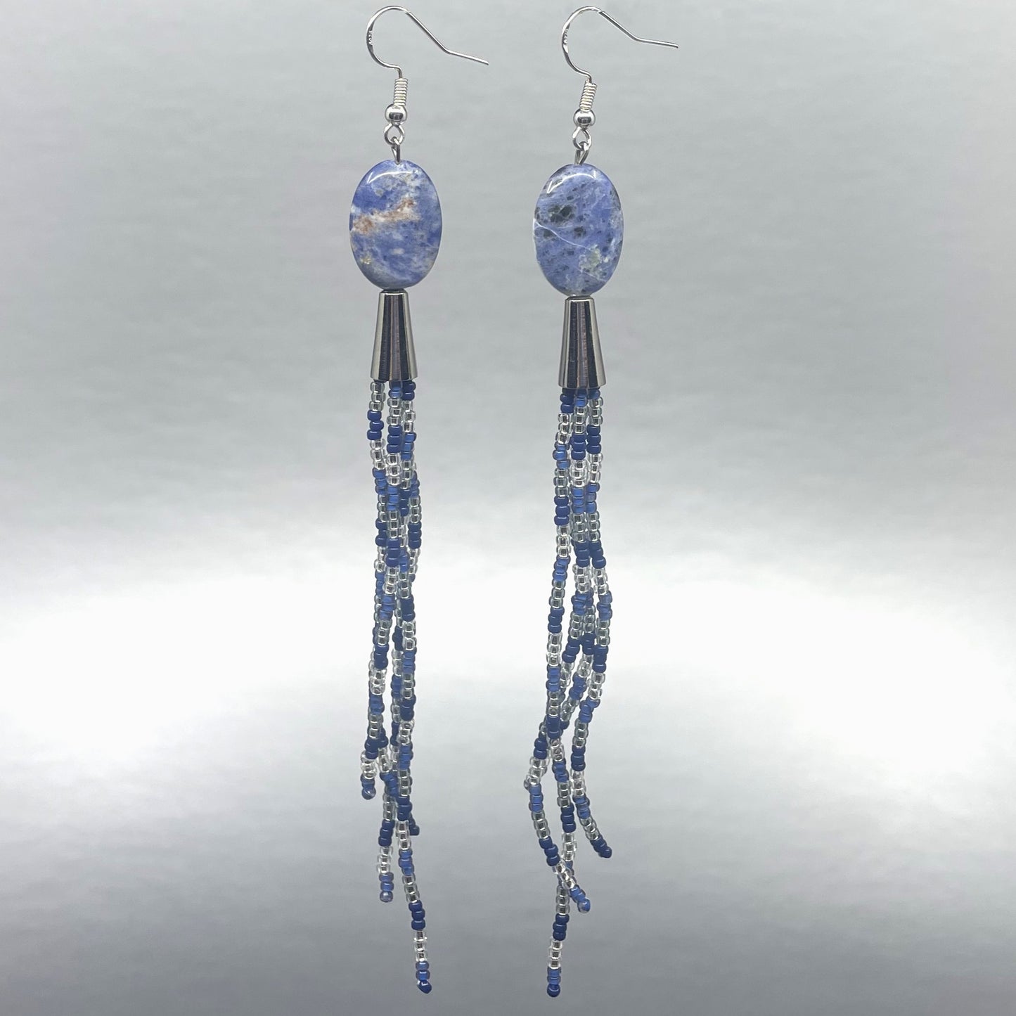 ER - Hoover Girls; Beaded Tassel, Sodalite