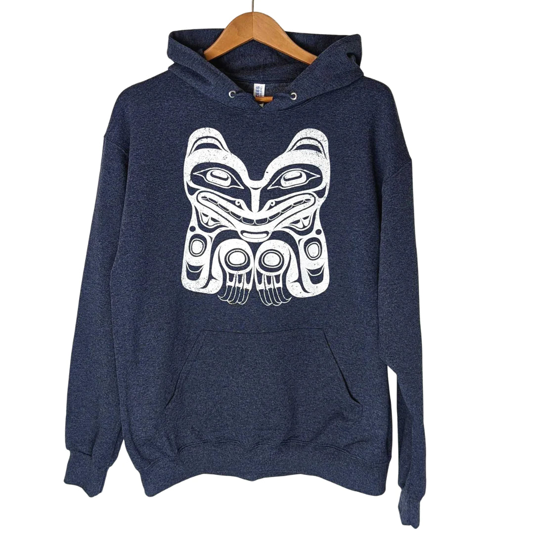 Totem Design House "Bear" Unisex Hoodie (Heather Navy)