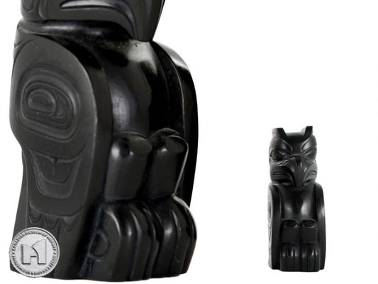 Eagle King Chess Piece Haida Design 3-1/4"
