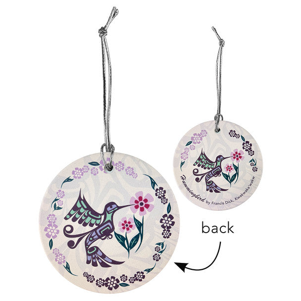 Ceramic Ornament - Hummingbird