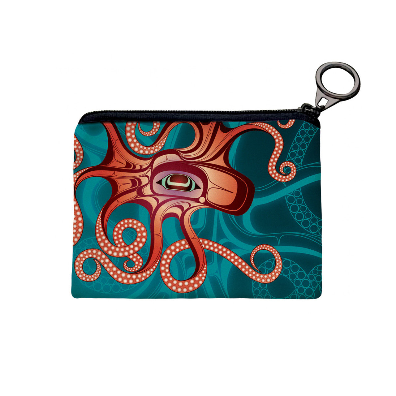 Coin Purse - Octopus (Nuu) by Ernest Swanson