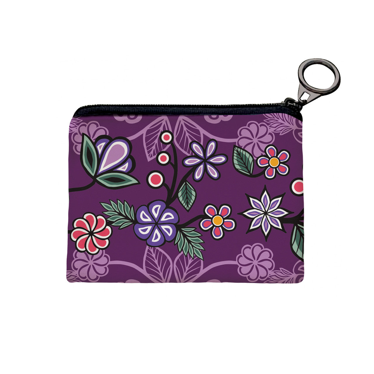 Coin Purse - Ojibwe Florals by Storm Angeconeb