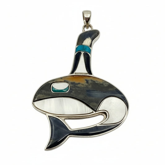 David Wallace Orca Pendant