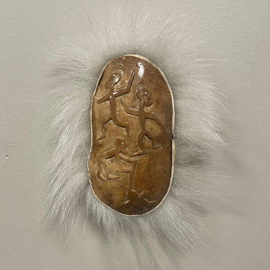 Rick Seeganna Walrus Cheekbone Wall Art - Hunters with Seal