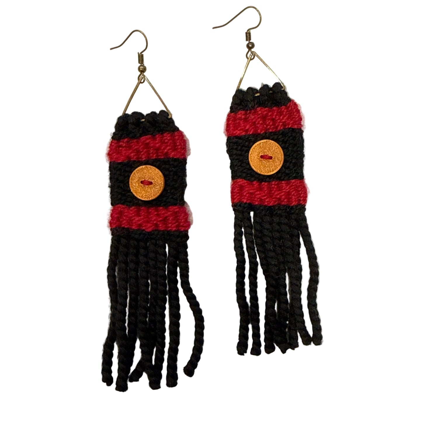 GarnetAnn Designs Earrings - Solids with Button