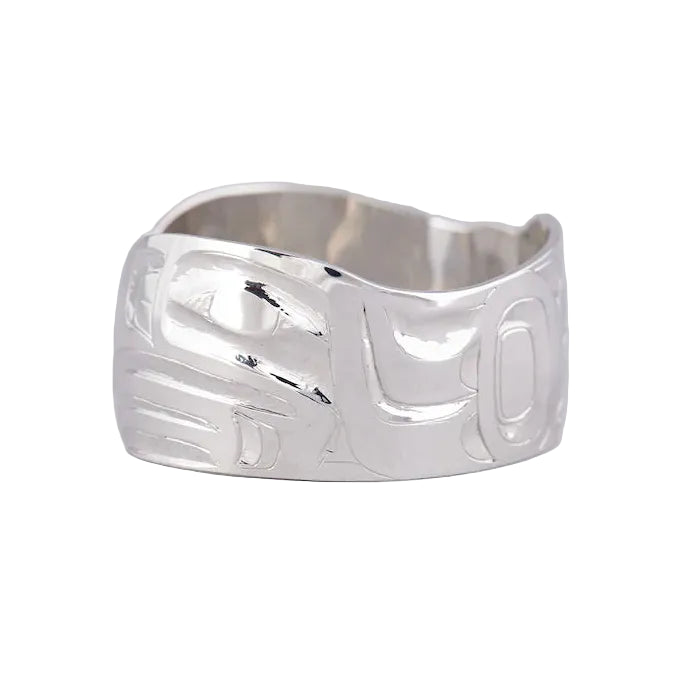 Alvin Adkins Bracelet Silver - Eagle (Silhouette Cut)