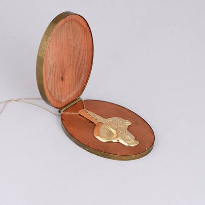 Phil Janze Pendant 20k Gold - Killer Whale