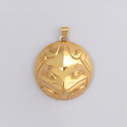 Robert Davidson Pendant 22k Gold - Frog