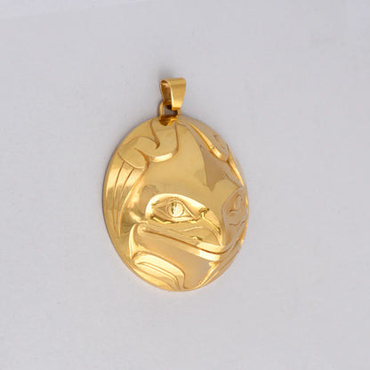 Robert Davidson Pendant 22k Gold - Frog