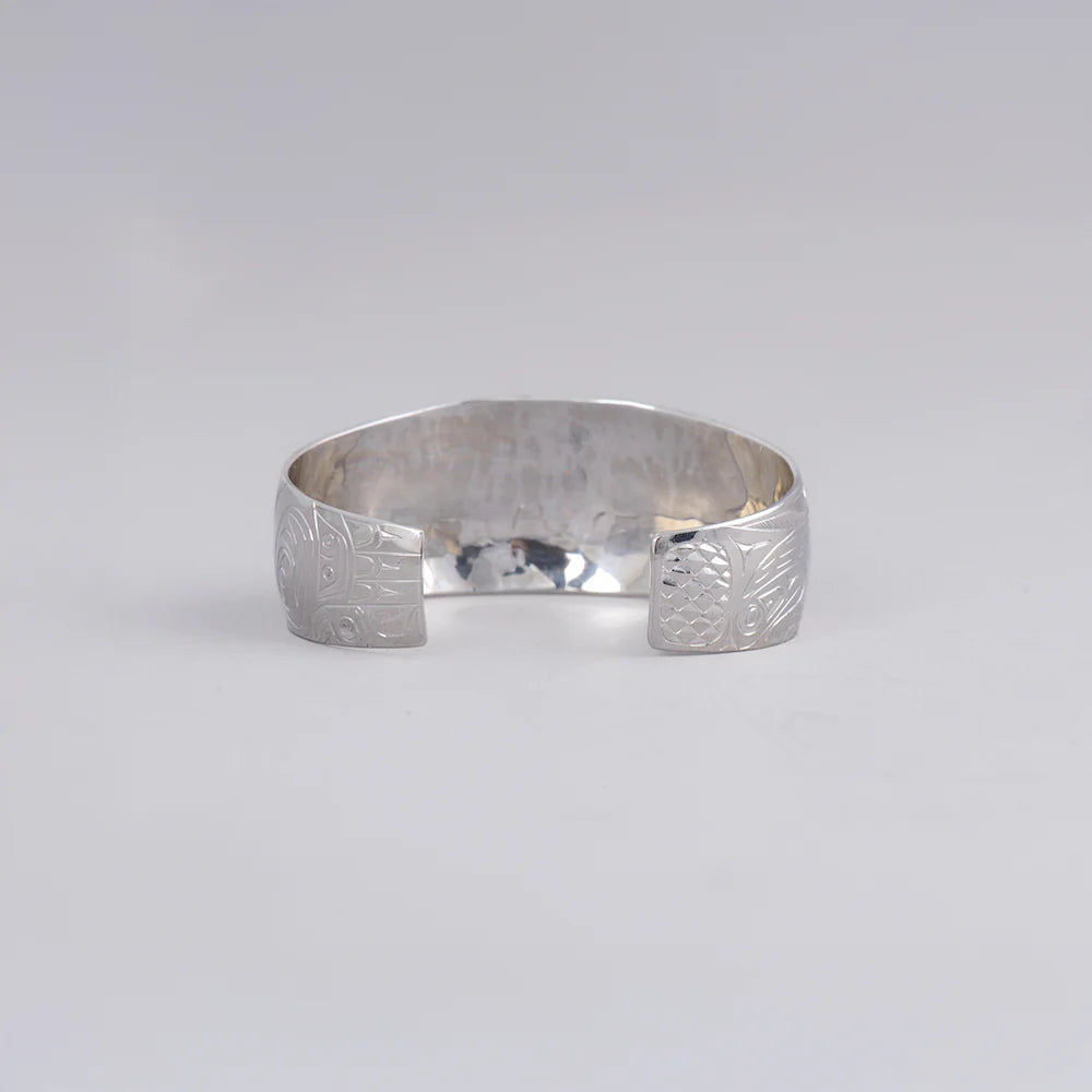Andrew Williams Bracelet Silver - Raven Stealing Beaver's Lake