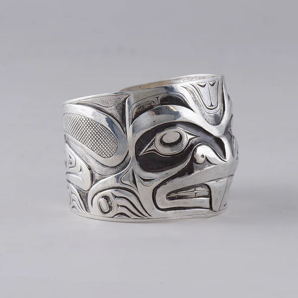 Jesse Brillon Bracelet Silver - Ts'ing (Beaver)