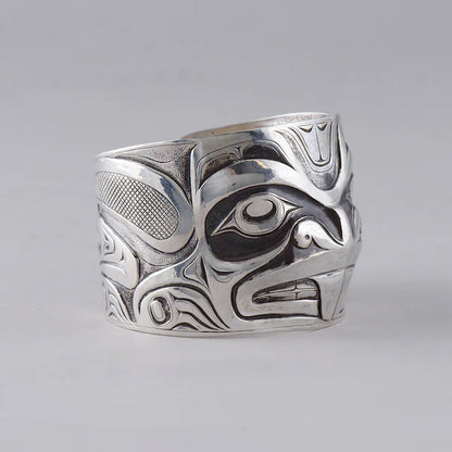 Jesse Brillon Bracelet Silver - Ts'ing (Beaver)