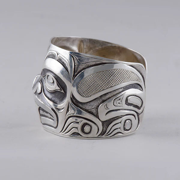 Jesse Brillon Bracelet Silver - Ts'ing (Beaver)