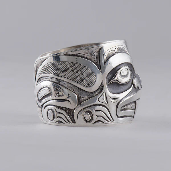 Jesse Brillon Bracelet Silver - Ts'ing (Beaver)