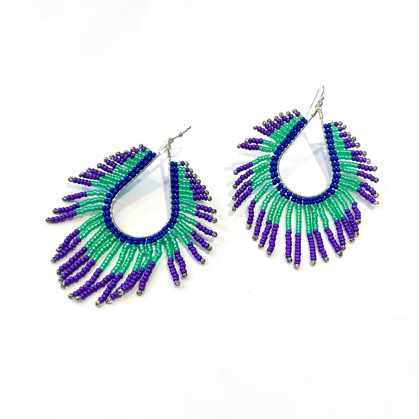 CoHo Lady Creations Earrings Tear Drop Fringe