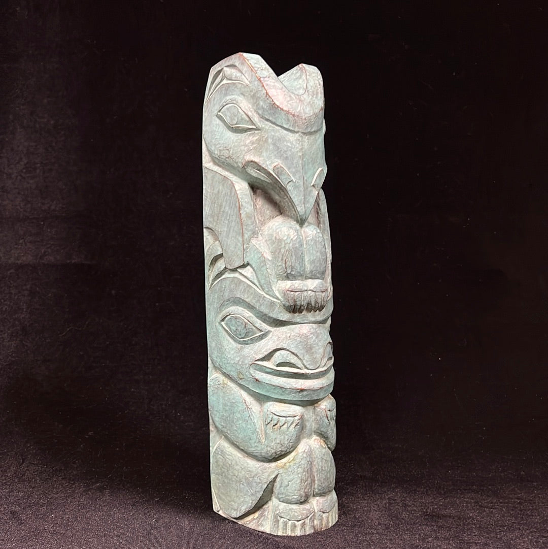 Totem- Fulmer; "Eagle/Bear", Bronze Cast ,Various Colors