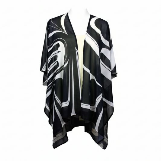Sheer Chiffon Cardigan (Eagle)
