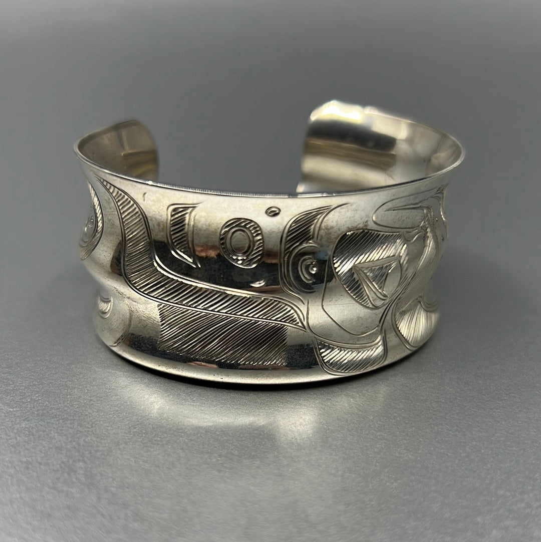 Bracelet- N. Galanin, Silver, "Spirit Transformation", 1"