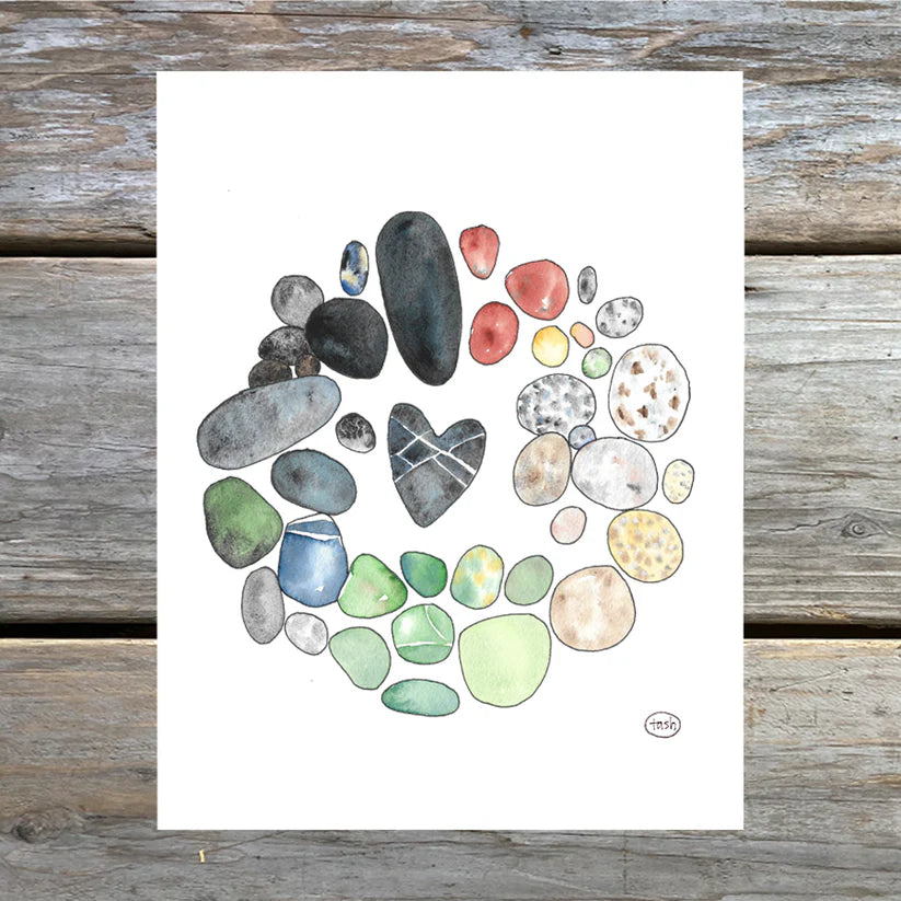 Art Card - Meditative Calm by Natasha Zahn Studios