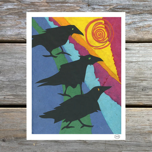 Art Card - Sunrise Gang by Natasha Zahn Studios