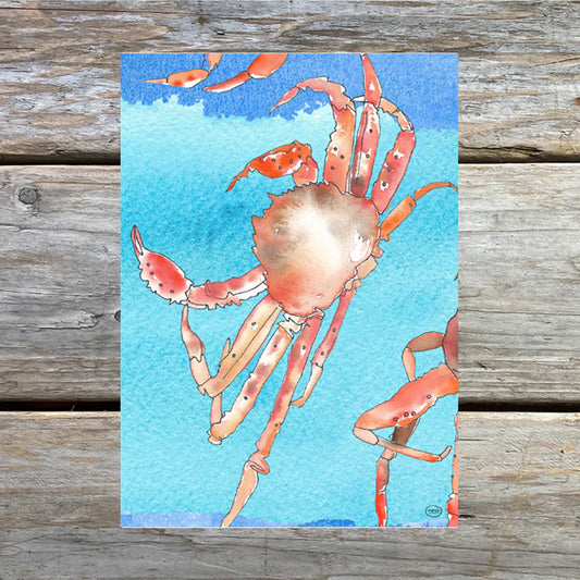 Art Card - Crab Dip Illustrated Recipe 5 x 7