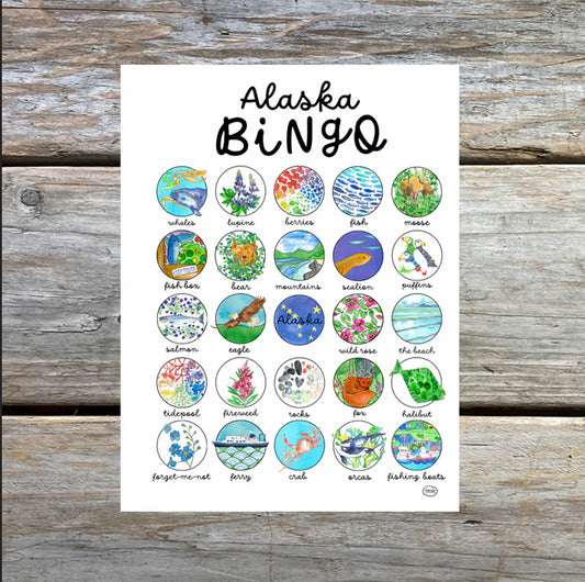 Art Card - Alaska Bingo Art Card