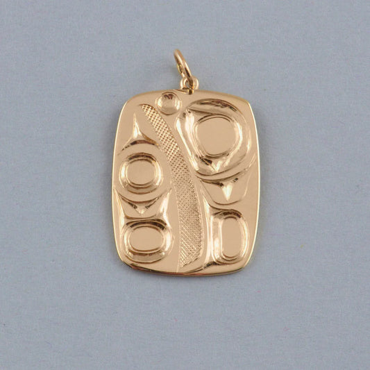 Jim McGuire Pendant 14k Gold - Eagle